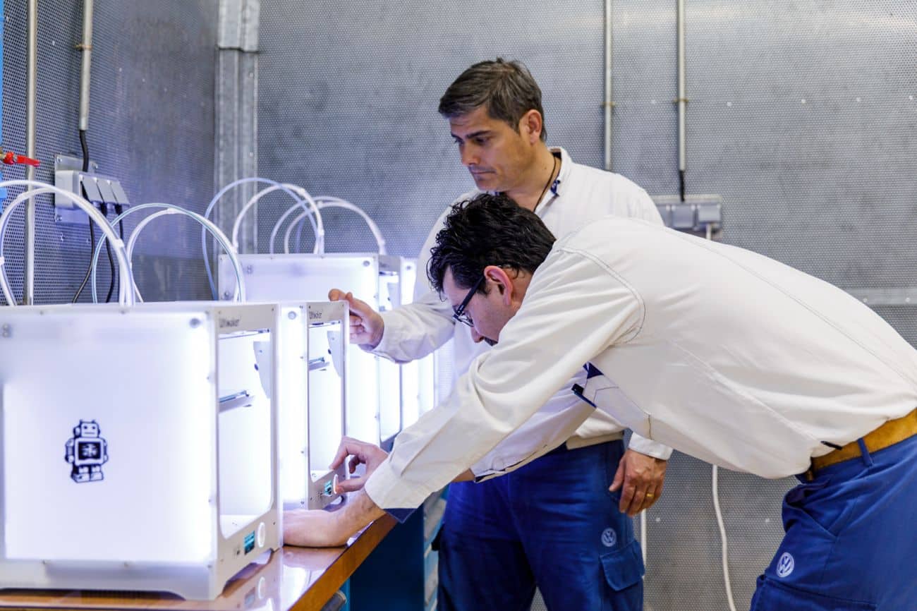3d printing tools at volkswagen autoeuropa