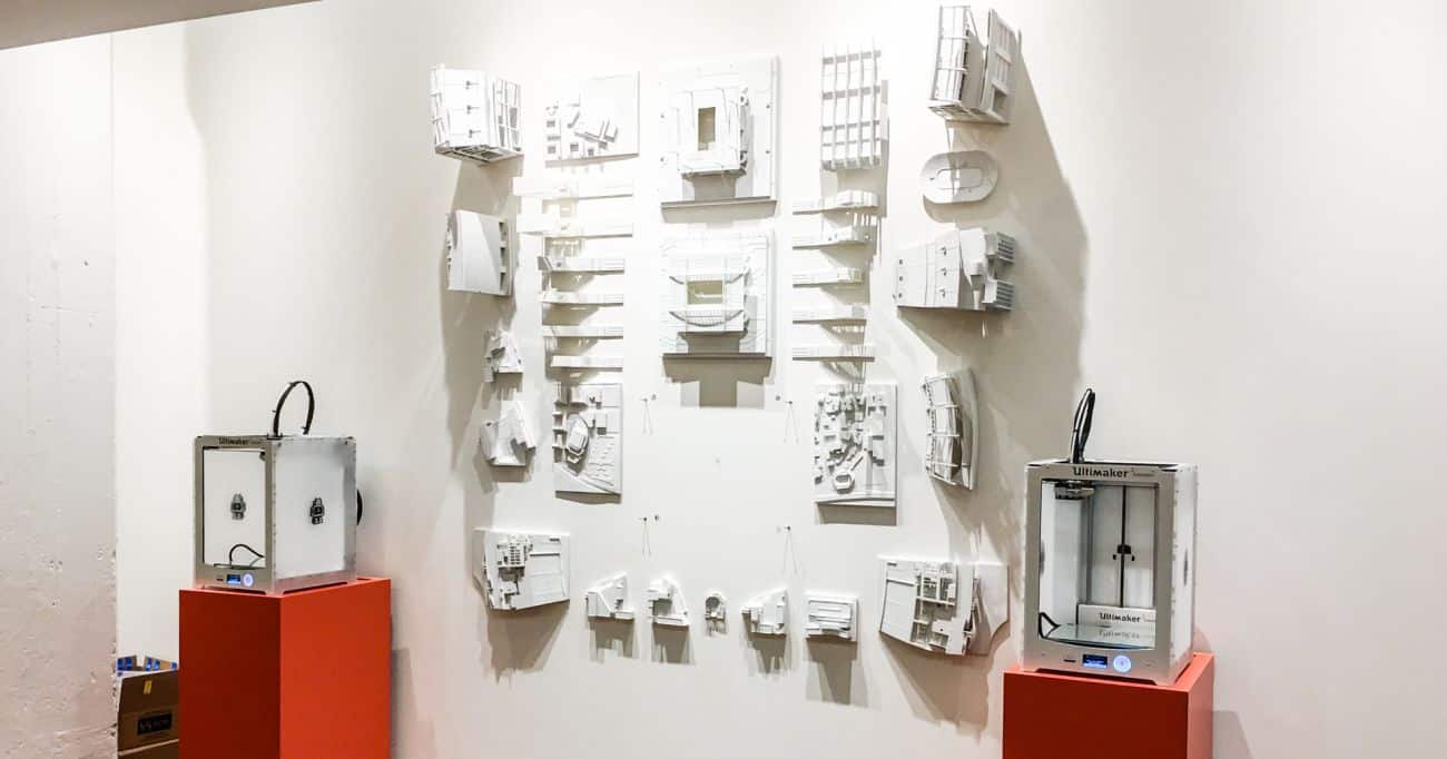 Väggdesign med 3D printade modeller
