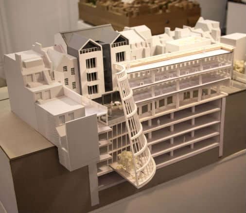 Detaljerad 3D-printad modell