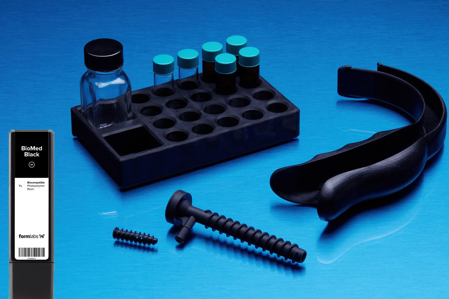 formlabs biomed black cartridge printed parts